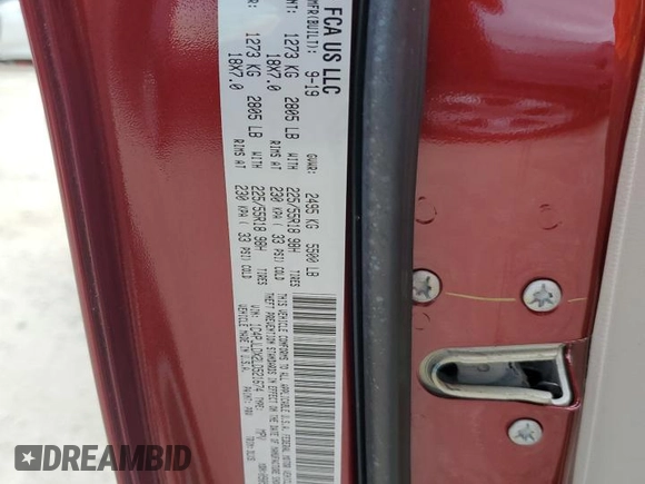 2020 Jeep Cherokee Limited z VIN 1C4PJLDX2LD521674, wystawiony jako Copart lot #74903084 z przebiegiem 28 054 mil mil oraz Nie do naprawy • Non repairable. Historia ofert i sprzedaży dostępna na DreamBid. Obrazek 14.