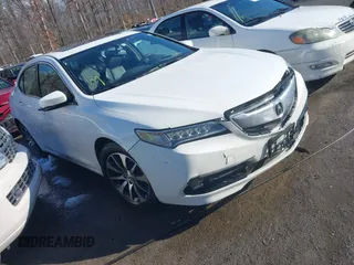 2016 Acura TLX with VIN 19UUB1F34GA008594, listed as a IAAI auction lot 41305456 with 148,406 mi miles. Bid and sale history available at carsss.com. Image 1.