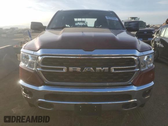 2022 Ram 1500 Big Horn with VIN 1C6RRFFG4NN412279, listed as a Copart auction lot 86359364 with 15,539 mi miles and Salvage Title. Bid and sale history available at carsss.com. Image 5.