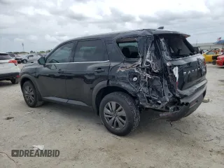2024 Nissan Pathfinder S with VIN 5N1DR3AC5RC283701, listed as a Copart auction lot 50776655 with 1,504 mi miles and Salvage title. Bid and sale history available at DreamBid. Image 2.