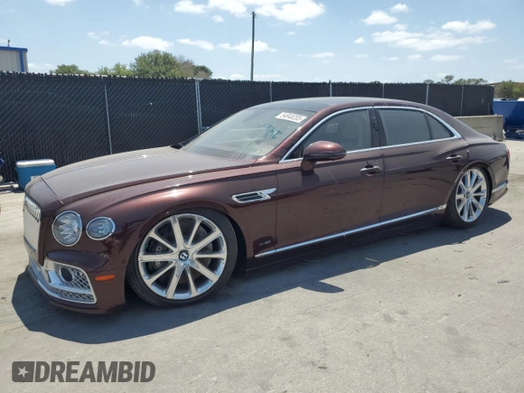 2021 Bentley Flying Spur W12 with VIN SCBBB6ZG9MC084879, listed as a Copart auction lot 54848205 with Not Provided miles and Salvage Title. Bid and sale history available at DreamBid. Image 1.
