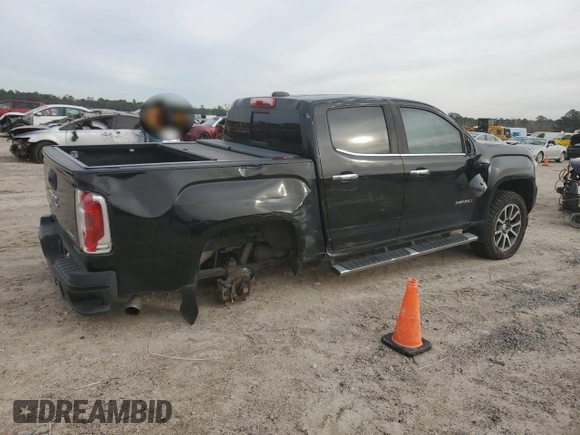 2019 GMC Canyon 4WD Denali with VIN 1GTG6EEN6K1111583, listed as a Copart auction lot 88544395 with 75,454 mi miles and Salvage Title. Bid and sale history available at carsss.com. Image 3.