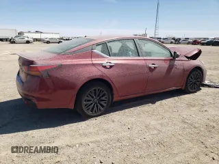 2025 Nissan Altima SV with VIN 1N4BL4DV1SN307721, listed as a Copart auction lot 50830655 with 3,401 mi miles and Salvage Title. Bid and sale history available at carsss.com. Image 3.