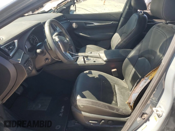 2022 Infiniti QX55 Sensory with VIN 3PCAJ5L38NF104572, listed as a Copart auction lot 60734894 with 23,736 mi miles and Salvage title. Bid and sale history available at DreamBid. Image 7.