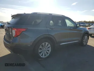 2020 Ford Explorer Limited with VIN 1FMSK8FH5LGA21593, listed as a Copart auction lot 44259645 with 51,693 mi miles and Salvage Title. Bid and sale history available at carsss.com. Image 3.