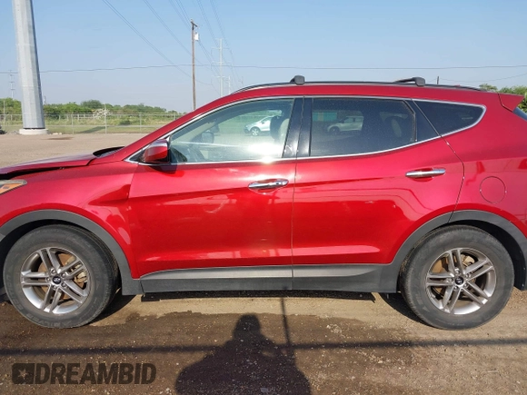 2018 Hyundai Santa Fe Sport 2.4L with VIN 5XYZU3LB2JG537197, listed as a IAAI auction lot 41910287 with 45,372 mi miles. Bid and sale history available at carsss.com. Image 14.