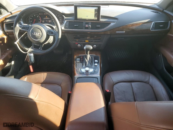 2015 Audi A7 3.0 Premium Plus with VIN WAUWGAFC9FN003713, listed as a Copart auction lot 87448394 with 132,417 mi miles and Salvage Title. Bid and sale history available at carsss.com. Image 8.