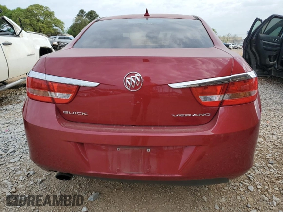 2012 Buick Verano with VIN 1G4PP5SK5C4208891, listed as a Copart auction lot 52537515 with 166,511 mi miles and Salvage title. Bid and sale history available at DreamBid. Image 6.