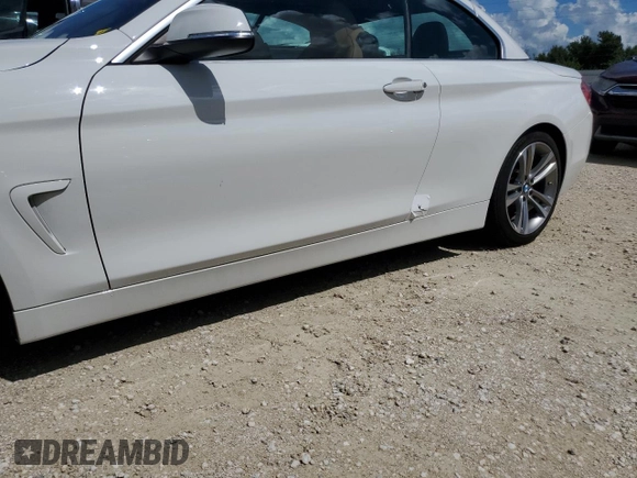 2016 BMW 4 Series 428i with VIN WBA3V7C57G5A24971, listed as a Copart auction lot 73982454 with Not Provided miles and Salvage Title. Bid and sale history available at carsss.com. Image 12.