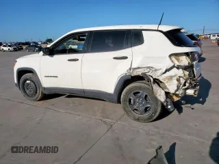 2017 Jeep Compass Sport с VIN 3C4NJCAB0HT661093, выставлен на аукционе Copart как лот 52302685 с пробегом 156 903 миль миль и Списание • Salvage title. История ставок и продаж доступна на DreamBid. Изображение 2.