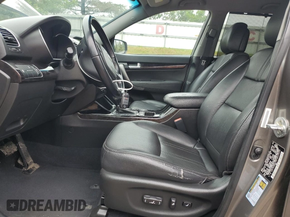 2015 Kia Sorento EX with VIN 5XYKUDA79FG624656, listed as a Copart auction lot 59947005 with 124,509 mi miles and Clean title. Bid and sale history available at DreamBid. Image 7.