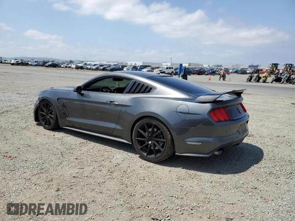 2016 Ford Mustang GT with VIN 1FA6P8CF5G5206504, listed as a Copart auction lot 55448035 with 76,856 mi miles and Salvage title. Bid and sale history available at DreamBid. Image 2.