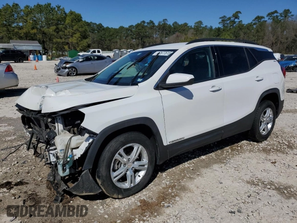 2020 GMC Terrain SLE with VIN 3GKALTEV2LL301902, listed as a Copart auction lot 47677615 with 117,068 mi miles and Salvage Title. Bid and sale history available at DreamBid. Image 1.