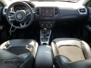 2018 Jeep Compass Altitude with VIN 3C4NJDBBXJT220422, listed as a Copart auction lot 53780225 with 93,004 mi miles and Salvage title. Bid and sale history available at DreamBid. Image 8.