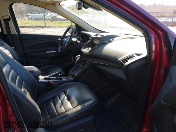 2016 Ford Escape Titanium with VIN 1FMCU0J93GUB01191, listed as a IAAI auction lot 41824183 with 97,241 mi miles. Bid and sale history available at carsss.com. Image 5.