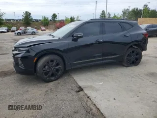 2020 Chevrolet Blazer RS with VIN 3GNKBERS4LS697598, listed as a Copart auction lot 55914245 with 65,578 mi miles and Salvage title. Bid and sale history available at DreamBid. Image 1.