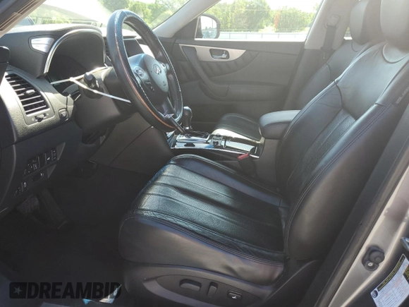 2016 Infiniti QX70 with VIN JN8CS1MU5GM670483, listed as a Copart auction lot 57710185 with 144,215 mi miles and Clean title. Bid and sale history available at DreamBid. Image 7.