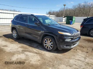 2014 Jeep Cherokee Limited with VIN 1C4PJLDB6EW261579, listed as a Copart auction lot 46664995 with 156,576 mi miles and Salvage Title. Bid and sale history available at carsss.com. Image 4.