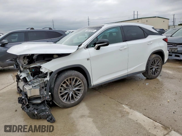 2016 Lexus RX 350 with VIN 2T2BZMCA3GC047979, listed as a Copart auction lot 55570345 with 72,958 mi miles and Salvage Title. Bid and sale history available at DreamBid. Image 1.