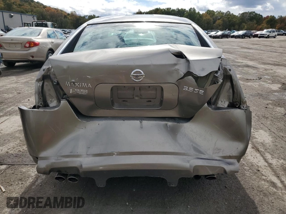2005 Nissan Maxima 3.5 SL with VIN 1N4BA41E25C810474, listed as a Copart auction lot 76344174 with 198,903 mi miles and Salvage Title. Bid and sale history available at carsss.com. Image 6.