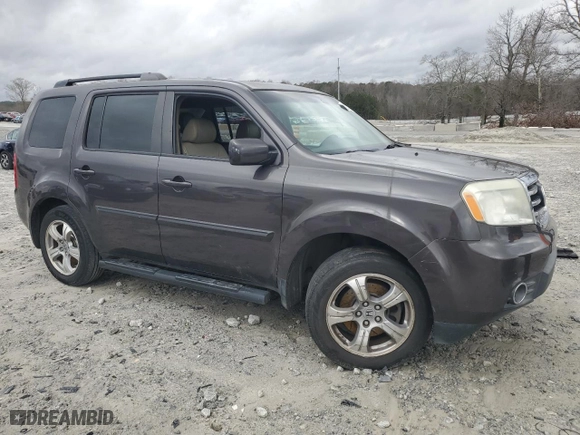 2012 Honda Pilot EX-L with VIN 5FNYF3H54CB025508, listed as a Copart auction lot 47423795 with 201,804 mi miles and Non Repairable. Bid and sale history available at carsss.com. Image 4.