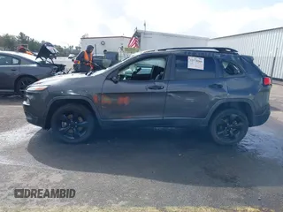 2017 Jeep Cherokee Sport with VIN 1C4PJLAB8HW527354, listed as a IAAI auction lot 41578066 with 124,339 mi miles. Bid and sale history available at carsss.com. Image 14.