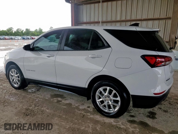 2023 Chevrolet Equinox LS with VIN 3GNAXHEG7PL106230, listed as a Copart auction lot 62729155 with 57,862 mi miles and Salvage title. Bid and sale history available at DreamBid. Image 2.
