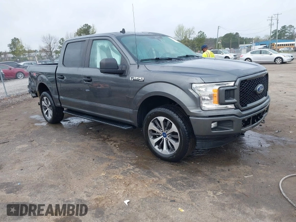 2020 Ford F-150 XL with VIN 1FTEW1EP4LFA55536, listed as a IAAI auction lot 41923442 with 99,859 mi miles and . Bid and sale history available at DreamBid. Image 1.