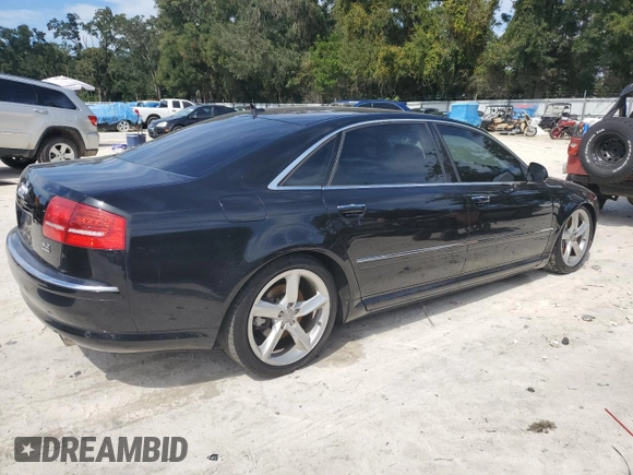 2009 Audi A8 4.2L with VIN WAUMV94E19N003130, listed as a Copart auction lot 74585754 with Not provided miles and Non repairable. Bid and sale history available at DreamBid. Image 3.