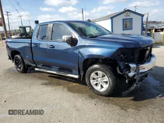 2020 Chevrolet Silverado 1500 LT with VIN 1GCRYDED7LZ312027, listed as a Copart auction lot 57092965 with 42,282 mi miles and Salvage Title. Bid and sale history available at DreamBid. Image 4.