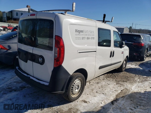 2018 Ram ProMaster City Cargo Tradesman with VIN ZFBERFAB2J6L02339, listed as a Copart auction lot 39147604 with 100,013 mi miles and . Bid and sale history available at DreamBid. Image 3.