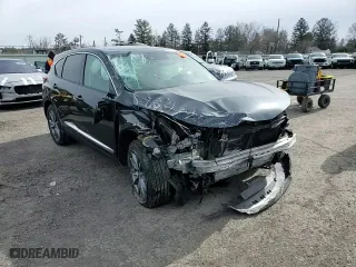 2020 Acura RDX w/Technology Pkg with VIN 5J8TC2H59LL006772, listed as a Copart auction lot 45797615 with 0 mi miles and Salvage Title. Bid and sale history available at carsss.com. Image 11.
