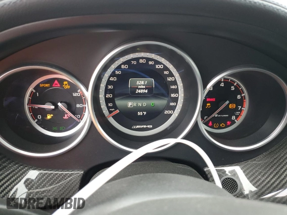 2015 Mercedes-Benz CLS-Class CLS 63 AMG S-Model with VIN WDDLJ7GB8FA156743, listed as a Copart auction lot 44731725 with 24,894 mi miles and Salvage Title. Bid and sale history available at carsss.com. Image 9.