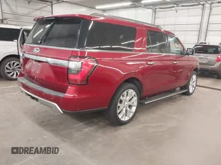 2018 Ford Expedition Max Limited z VIN 1FMJK2AT7JEA59470, wystawiony jako IAAI lot #42426840 z przebiegiem 109 778 mil mil oraz . Historia ofert i sprzedaży dostępna na DreamBid. Obrazek 4.