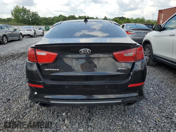 2015 Kia Optima SXL Turbo with VIN 5XXGR4A63FG427596, listed as a Copart auction lot 59943505 with 168,617 mi miles and Clean title. Bid and sale history available at DreamBid. Image 6.