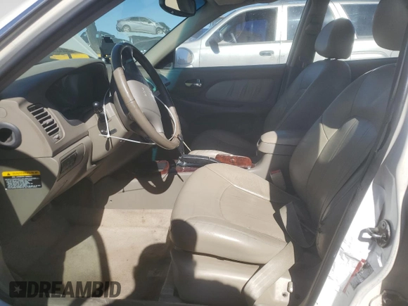 2004 Hyundai Sonata GLS with VIN KMHWF35H64A074656, listed as a Copart auction lot 47473725 with 202,613 mi miles and Salvage Title. Bid and sale history available at carsss.com. Image 7.