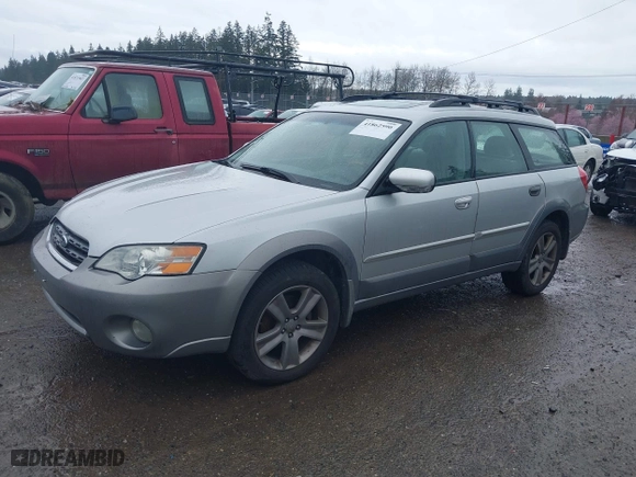 2006 Subaru Legacy Wagon Outback 3.0 R L.L. Bean with VIN 4S4BP86C764317615, listed as a IAAI auction lot 41862590 with 142,068 mi miles. Bid and sale history available at carsss.com. Image 2.