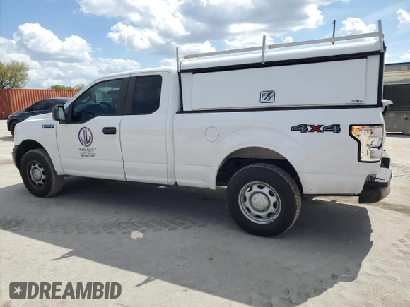 2020 Ford F-150 XL with VIN 1FTFX1E4XLKE08702, listed as a Copart auction lot 46956495 with 127,643 mi miles and Non Repairable. Bid and sale history available at carsss.com. Image 2.