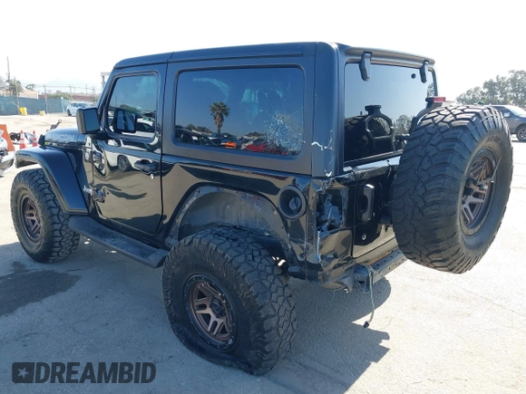 2018 Jeep Wrangler Sport with VIN 1C4GJXANXJW302523, listed as a IAAI auction lot 42527455 with 101,320 mi miles and . Bid and sale history available at DreamBid. Image 3.