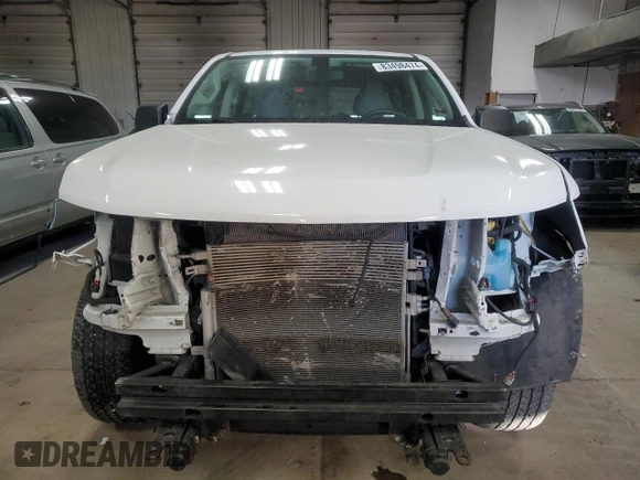 2021 Chevrolet Colorado 4WD Work Truck with VIN 1GCGTBEN5M1145380, listed as a Copart auction lot 83498474 with 76,219 mi miles and Salvage title. Bid and sale history available at DreamBid. Image 5.