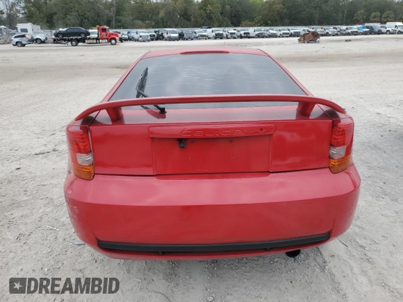 2000 Toyota Celica GT with VIN JTDDR32T7Y0025828, listed as a Copart auction lot 88333065 with 328,143 mi miles and Non Repairable. Bid and sale history available at carsss.com. Image 6.