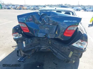 2002 Mercedes-Benz CLK-Class AMG with VIN WDBLJ74GX2T106286, listed as a IAAI auction lot 41737170 with 136,170 mi miles. Bid and sale history available at carsss.com. Image 6.