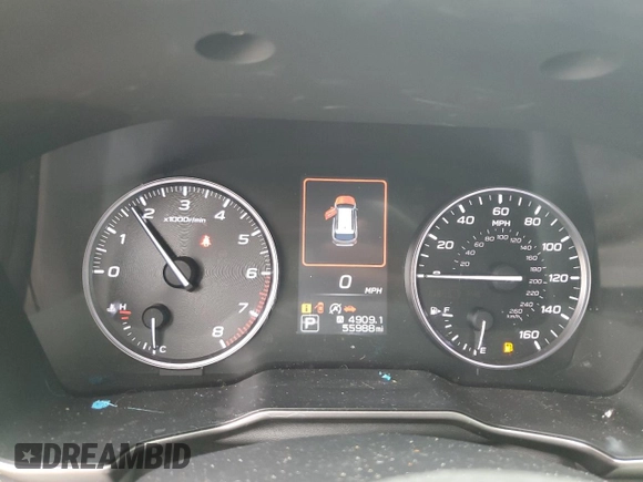 2021 Subaru Outback Onyx XT with VIN 4S4BTGLD5M3108783, listed as a Copart auction lot 60562475 with 55,988 mi miles and Salvage title. Bid and sale history available at DreamBid. Image 9.