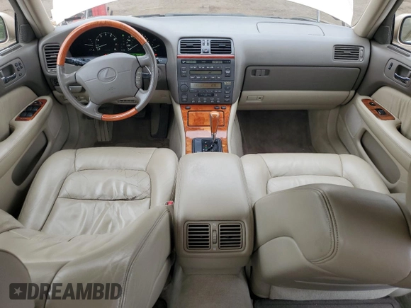 1998 Lexus LS 400 z VIN JT8BH28F7W0118964, wystawiony jako Copart lot #59091225 z przebiegiem 150 362 mil mil oraz Szkoda całkowita • Salvage title. Historia ofert i sprzedaży dostępna na DreamBid. Obrazek 8.