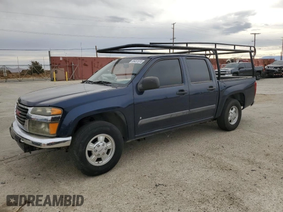2007 GMC Canyon SLE1 with VIN 1GTCS13E878156531, listed as a Copart auction lot 86451574 with 265,368 mi miles and Clean title. Bid and sale history available at DreamBid. Image 1.