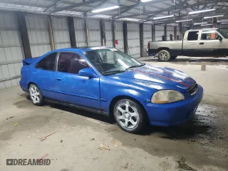 1998 Honda Civic EX with VIN 1HGEJ8141WL091422, listed as a Copart auction lot 44968345 with 179,474 mi miles and Clean Title. Bid and sale history available at carsss.com. Image 4.