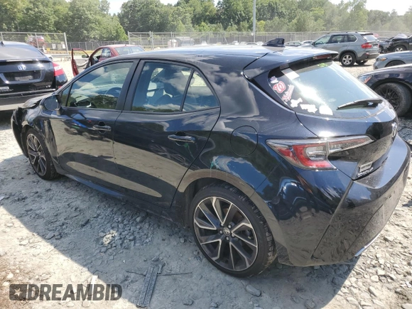 2020 Toyota Corolla Hatchback XSE with VIN JTNC4RBE3L3082836, listed as a Copart auction lot 67382824 with 70,915 mi miles and Salvage Title. Bid and sale history available at carsss.com. Image 2.