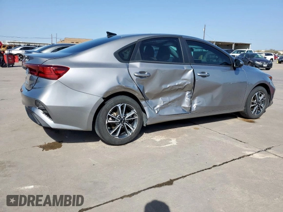 2023 Kia Forte LXS with VIN 3KPF24AD5PE621930, listed as a Copart auction lot 50168535 with 27,660 mi miles and Salvage Title. Bid and sale history available at carsss.com. Image 3.