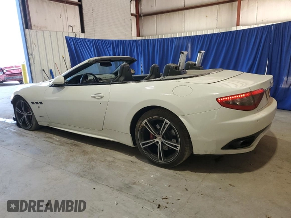 2015 Maserati GranTurismo Sport with VIN ZAM45VMA2F0143684, listed as a Copart auction lot 56464915 with 48,303 mi miles and Salvage title. Bid and sale history available at DreamBid. Image 2.