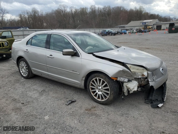 2007 Mercury Milan Premier with VIN 3MEHM08Z77R608164, listed as a Copart auction lot 51136515 with 208,136 mi miles and Salvage Title. Bid and sale history available at carsss.com. Image 4.